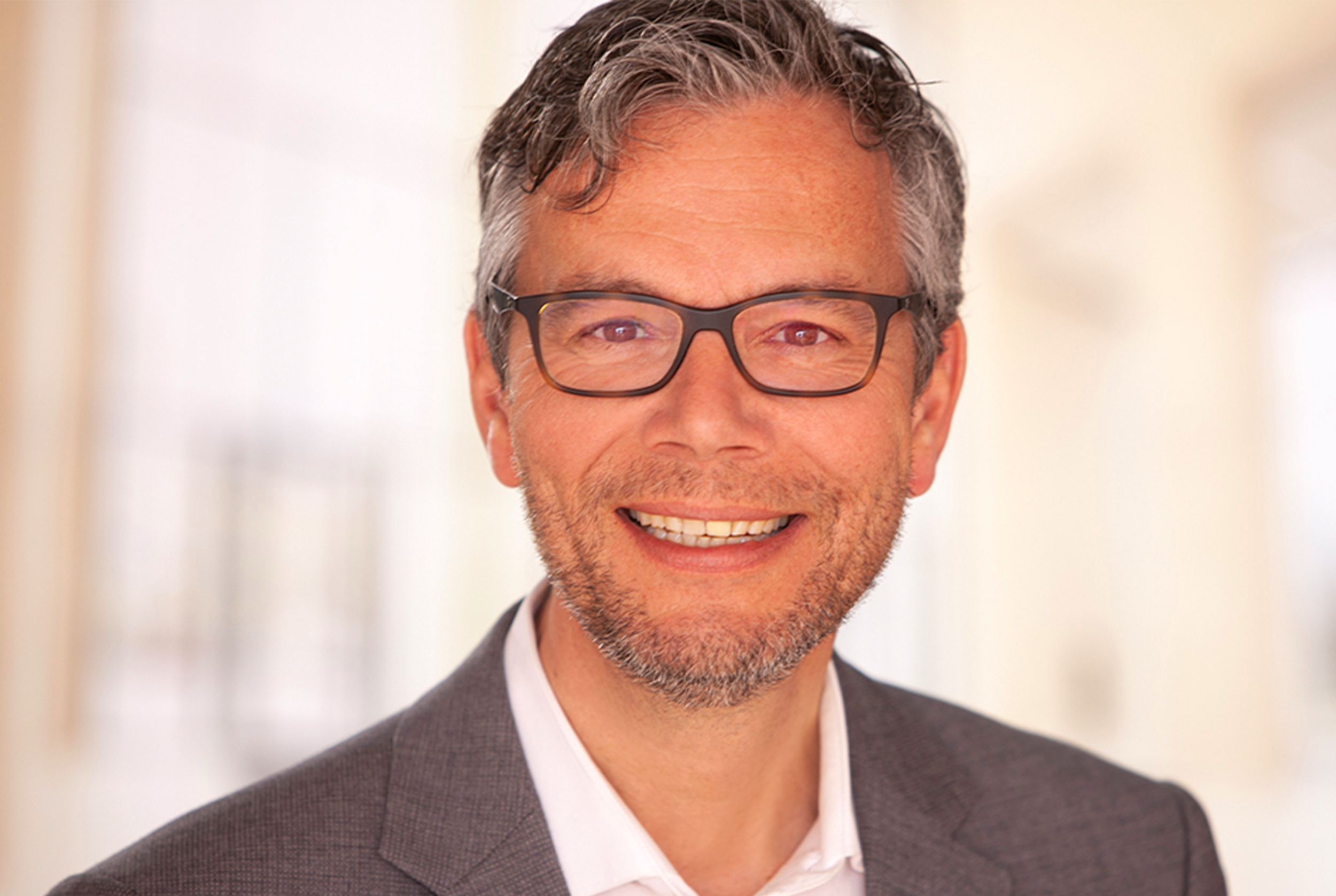 Gesicht Mann mit Brille