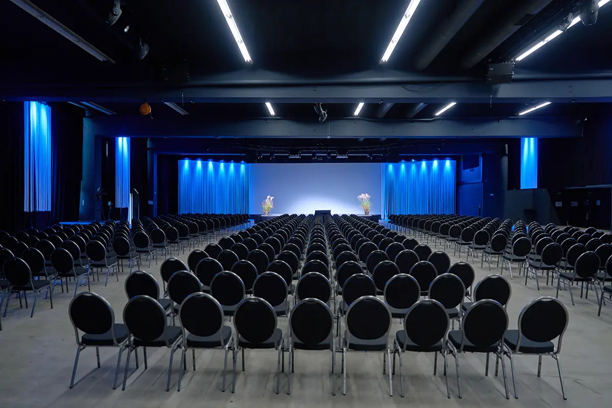 Event area at the uptownBasel campus – modern rooms for events and conferences